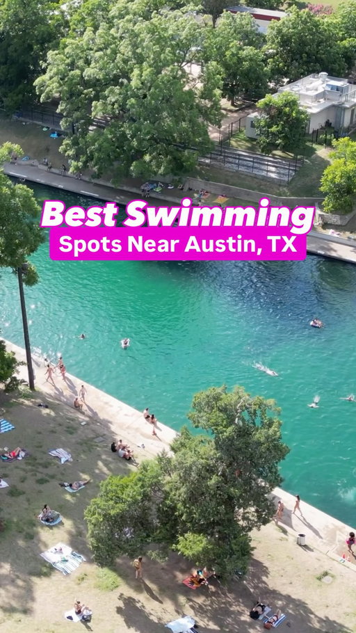 4️⃣BEST SWIMMING SPOTS NEAR AUSTIN 💦☀️ 

It’s almost summer, which means it’s time for spring-fed swims, cold water dips, and river floating days 🤍 Here are some of our favorite swimming spots near Austin to check out this summer:

🌿 Krause Springs — A stunning spring-fed oasis with waterfalls, swimming holes, and lush gardens.�🎟️ Adults $11 | Kids (4+) $6�🕙 Open daily 10AM–8PM

🏊 Deep Eddy Pool — Texas’ oldest swimming pool featuring crystal-clear spring-fed water kept at 68–70° year-round.�🎟️ Adults: $5 residents | $9 non-residents�🕗 Open daily 8AM–8PM

🛶 San Marcos River — A 75-mile spring-fed river perfect for tubing, floating, and cooling off in clear 72° water.�🎟️ Tube rental prices vary�🕕 Riverfront parks open 6AM–11PM

🌊 Barton Springs Pool — A beautiful 3-acre spring-fed pool in the heart of Austin near Zilker Park.�🎟️ Adults: $5 residents | $9 non-residents�🕔 Open daily 5AM–10PM

Which spot are you most excited to visit this summer? ☀️

#texastodo #austintx #thingstodoinaustin #atxsummer #visitaustin
