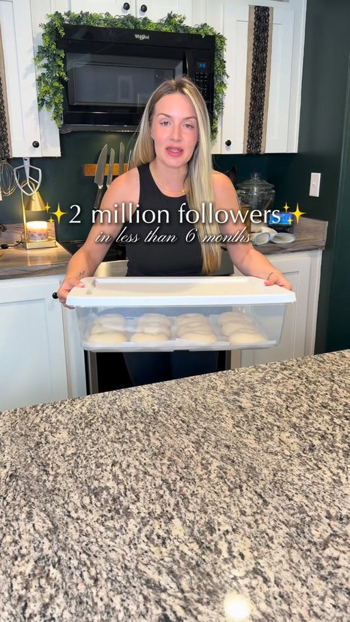 over 2 million followers across all platforms in less than 6 months….

But I know what you’re thinking…. if I share my recipes for free I’ll lose customers…

I thought the same thing. I did it anyway. and the opposite happened.

not everyone who learns your recipe is going to make it every week. some people will try it once or twice and when they don’t want to anymore… guess who they’re buying from? you. the person that taught them and earned their trust 🖤

teach your followers something new, be yourself, interact with the people supporting your page, edit out the weird noises (seriously 😒), and your account will grow.

if you found me because of a free recipe or because I made you laugh let me know in the comments and share this video…. so more people can learn and laugh.

new here? free recipes are always in the caption… go hit follow 🖤