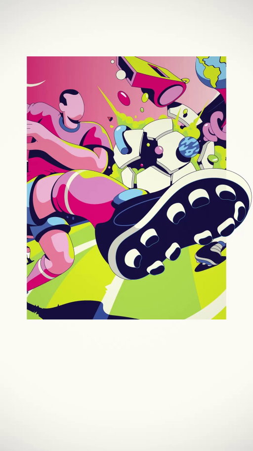 20 artists from 6 continents. united on one canvas. #FIFAWorldCup