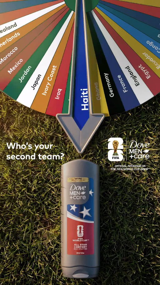Hit pause. That’s your second team. 
Who are you riding with?

#fifaworldcup26 #weare2026 #dovemencare #fifa