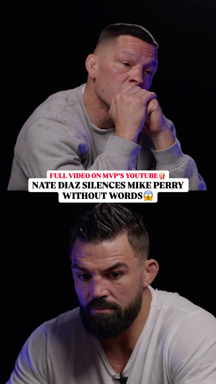 Nate Diaz just silenced Mike Perry with no words😱👀

MVP MMA Face 2 Face presented by Fanduel is LIVE‼️ @fdsportsbook 

Full video on MVP’s YouTube Channel (Link in Stories)⬆️

——— 
Saturday, May 16th
LIVE only on Netflix
Intuit Dome - Los Angeles, CA
#DiazPerry #RouseyCarano #NgannouLins