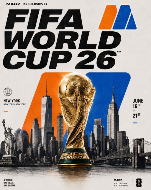 MAGZ Marketing is headed to FIFA World Cup 2026.

Influencer events. Massive production. New viewing experiences. A new era of sports marketing.

Whether it’s in the city, around MetLife, or on the golf course — we’re excited to showcase what we’ve been building behind the scenes.