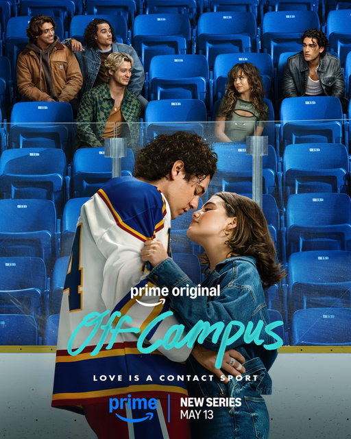 Careful on that ice. You just might fall for each other. Off Campus lands on Prime Video this Wednesday.