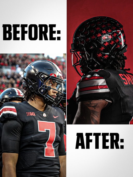 Ohio State released their new all-black uniforms with their heritage stripe 🔥 

(via @ohiostatefb)