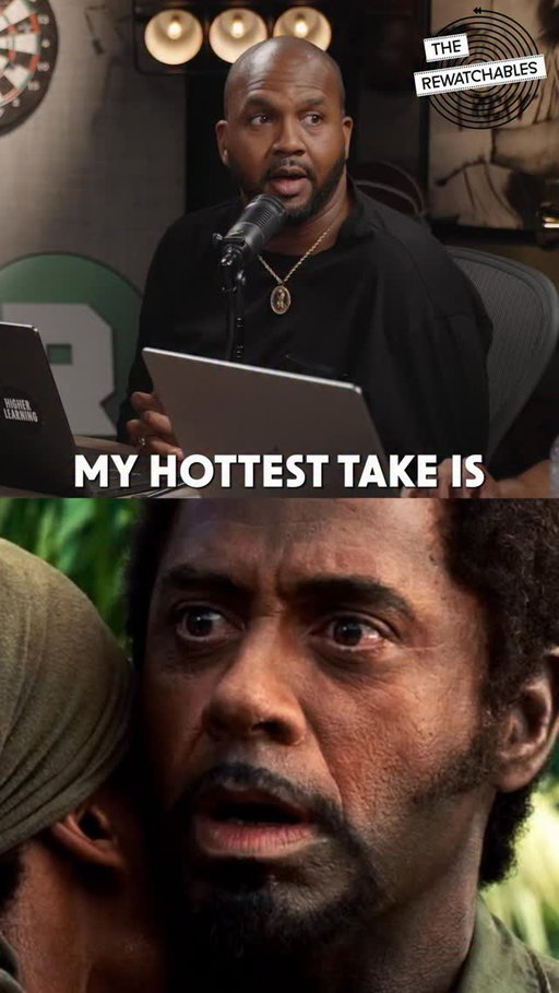 Van doesn’t find the blackface in ‘Tropic Thunder’ offensive at all.

#movies #rewatchables #comedy #tropicthunder #fyp
