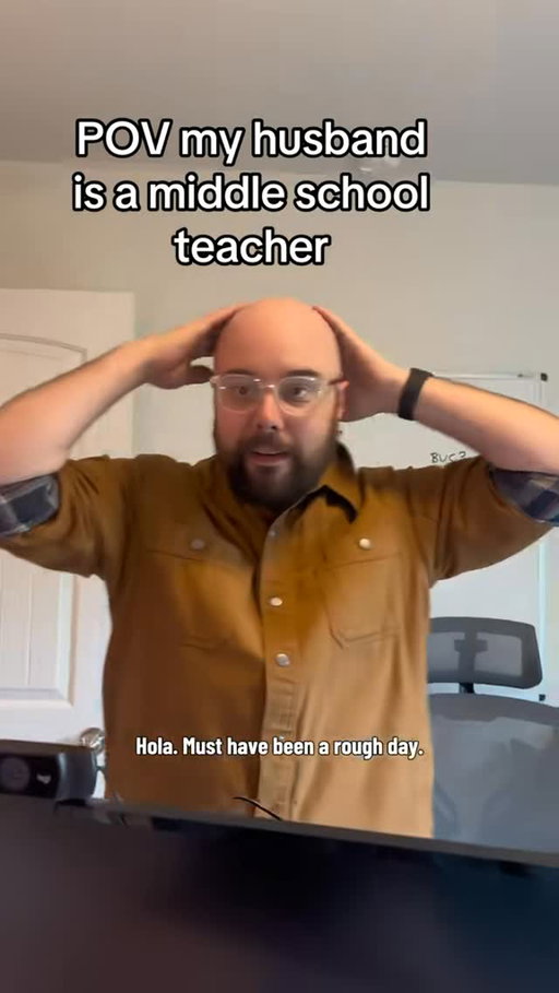 Juuuust another day with my husband and his middle school stories 
Schools almost out. Treat your teachers well🥹