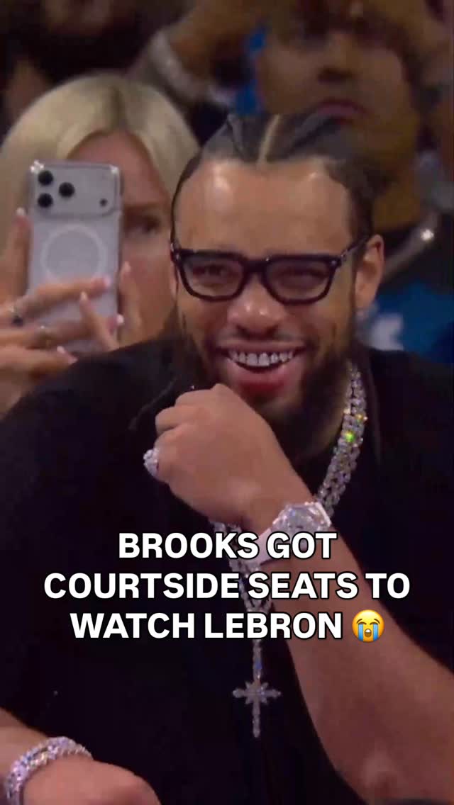 The Dillon Brooks-LeBron James rivalry is alive, even when Brooks’ Suns are out of the playoffs 😅 #NBAPlayoffs