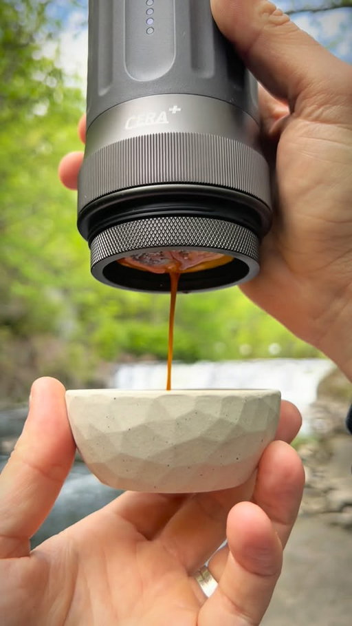 Tasty espresso next to a waterfall ☕️🌊🏞️

The experience of brewing and drinking coffee next to a fall is priceless. Calm, relax, nature, coffee, is perfection and I recommend this if you really need to disconnect from the routine and connect with the Earth 😌

Grinding and brewing with my favorite portable setup from @ceraplus.global. Tasty anaerobic natural Ethiopia from @redroostercoffeeroaster from my @tradecoffeeco subscription. Earth espresso cups from @kruveinc @ourcoffeeshelter to really connect with Earth while drinking 🌎

Note: you can grind light roasts like this one with the Ceramite grinder, you could just add a washer to adjust the burrs separation distance and the result is really tasty 👌🏼

Check the link in my bio for tasty discounts on these products 😉

#coffee #nature #espresso #river #fyp