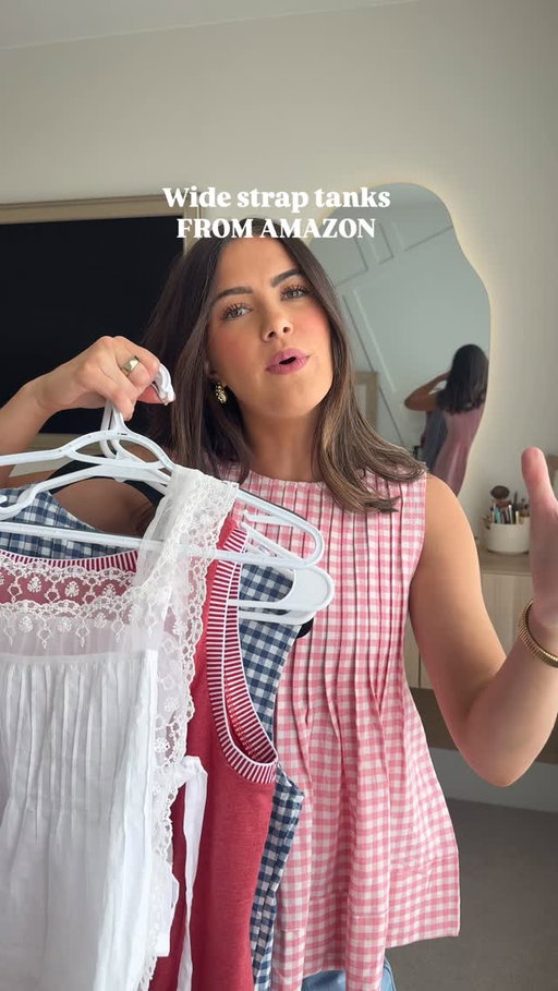 comment “TOP” for direct links! 

Reminder, you must be following for the dm to go through🥰
- As an Amazon associate I earn commission from qualifying purchases. 
#amazon #widestraptanks

https://amzlink.to/az0ZCfEtSKJxK