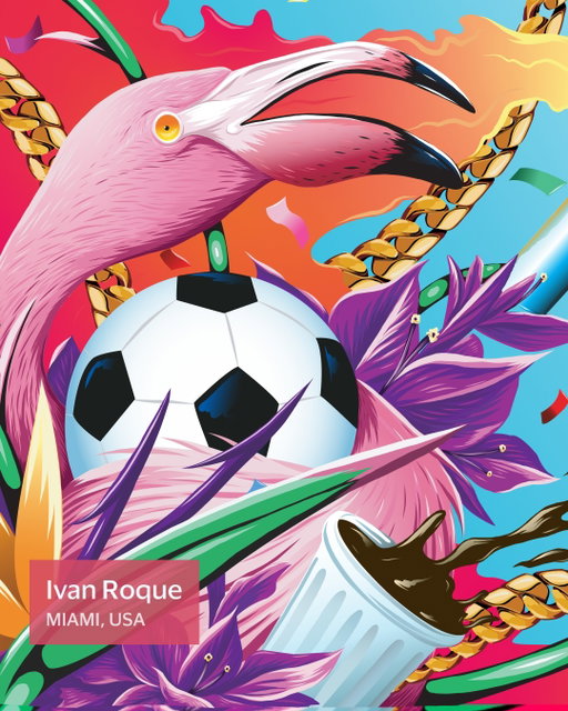 10 artists. one beautiful game. absolutely no notes. #FIFAWorldCup
