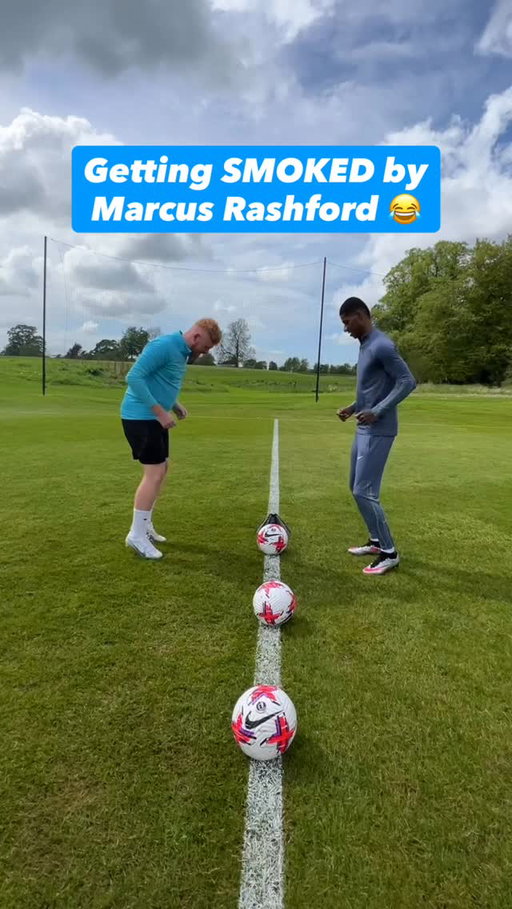 I didn’t stand a chance vs Rashford 😂
-
A couple of years ago, thought it would be a good idea to challenge Marcus Rashford, one of the fastest footballers in the world, to a speed and reactions test. First and last time I ever attempt that. 😂
