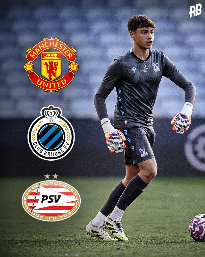 This could be huge… Manchester United, PSV Eindhoven and Club Brugge are reportedly interested in signing 15-year-old Crystal Palace keeper Lucca Benetton 😮‍💨🧤

Last month Palace keeper Dean Henderson was full of praise for Lucca after he helped them win the U18 Premier League Cup against Manchester United 👏🏽

“It’s unbelievable. I think he’s got a right chance if he sticks with it. I was very impressed…. I think he’s got all the attributes, he’s just got to keep working hard.”

Benetton was just the second YOUNGEST player on the pitch at 15-years-old whilst playing in goal for Palace’s U18s that day and has now caught the eye of those around Europe.

One to keep an eye on 👀💫

📸 @premierleague / @cpfc