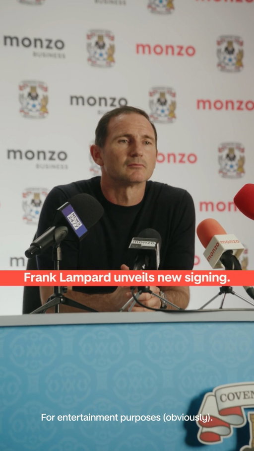 Monzo x Coventry City Season 3.

Back in the Prem. And proud to be back on the shirt.