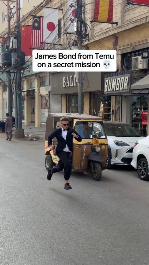 James Bond from Temu has a secret mission! Get 5% off @holafly_esim using my code HARRYJAGGARD #HolaflyTraveller