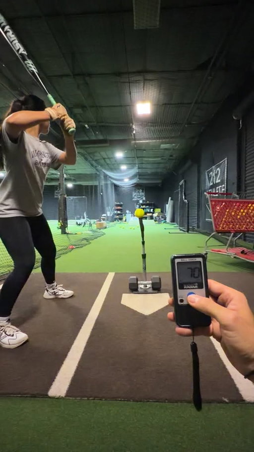 Did a couple exit Velo off the tee last night! @maruccifastpitch is the obvious choice to be at your best as a hitter!