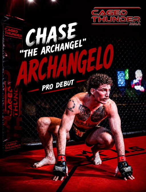 We are just 𝗗𝗔𝗬𝗦 𝗔𝗪𝗔𝗬 from the professional debut of former 𝑪𝑻 𝑨𝒎𝒂𝒕𝒆𝒖𝒓 𝑾𝒆𝒍𝒕𝒆𝒓𝒘𝒆𝒊𝒈𝒉𝒕 𝑪𝒉𝒂𝒎𝒑𝒊𝒐𝒏 𝐂𝐡𝐚𝐬𝐞 "𝐓𝐡𝐞 𝐀𝐫𝐜𝐡𝐚𝐧𝐠𝐞𝐥" 𝐀𝐫𝐜𝐡𝐚𝐧𝐠𝐞𝐥𝐨 against 𝐒𝐚𝐦 𝐌𝐜𝐆𝐮𝐢𝐠𝐚𝐧 as part of 𝗖𝗮𝗴𝗲𝗱 𝗧𝗵𝘂𝗻𝗱𝗲𝗿 𝟯𝟵 - 𝗙𝗶𝗴𝗵𝘁 𝗡𝗶𝗴𝗵𝘁 𝗶𝗻 𝘁𝗵𝗲 𝗟𝗮𝗻𝗱 from the Huntington Convention Center in downtown Cleveland, OH! 🌩️ 
 
Tickets are on sale now at  CagedThunderMMA.com! 🎫

Order yours today so you don’t miss out when 𝗖𝗮𝗴𝗲𝗱 𝗧𝗵𝘂𝗻𝗱𝗲𝗿 brings live professional MMA back to The Land! 👀

𝙈𝙚𝙣𝙩𝙞𝙤𝙣 𝙮𝙤𝙪𝙧 𝙛𝙖𝙫𝙤𝙧𝙞𝙩𝙚 𝙛𝙞𝙜𝙝𝙩𝙚𝙧 𝙖𝙩 𝙘𝙝𝙚𝙘𝙠𝙤𝙪𝙩 𝙨𝙤 𝙩𝙝𝙚𝙮 𝙧𝙚𝙘𝙚𝙞𝙫𝙚 𝙘𝙧𝙚𝙙𝙞𝙩 𝙛𝙤𝙧 𝙮𝙤𝙪𝙧 𝙥𝙪𝙧𝙘𝙝𝙖𝙨𝙚

🌩️: Caged Thunder 39 - Fight Night in the Land 
📅: Sat May 23rd
📍: Huntington Convention Center of Cleveland 
🚪: 5pm 🔔: 6pm
🎫: CagedThunderMMA.com 

𝗖𝗮𝗴𝗲𝗱 𝗧𝗵𝘂𝗻𝗱𝗲𝗿 is proudly brought to you by 𝐖𝐨𝐫𝐥𝐝 𝐊𝐢𝐜𝐤𝐛𝐨𝐱𝐢𝐧𝐠 𝐀𝐜𝐚𝐝𝐞𝐦𝐲, 𝐔.𝐒. 𝐀𝐫𝐦𝐲, 𝐂𝐫𝐨𝐰'𝐬 𝐀𝐮𝐭𝐨 𝐁𝐨𝐝𝐲, 𝐢𝐂𝐑𝐘𝐎 𝐂𝐚𝐧𝐭𝐨𝐧, 𝐔𝐧𝐠𝐚𝐃𝐞𝐯 - 𝐘𝐨𝐮𝐫 𝐃𝐢𝐠𝐢𝐭𝐚𝐥 𝐏𝐚𝐫𝐭𝐧𝐞𝐫, 𝐒𝐢𝐧𝐜𝐞𝐫𝐞𝐥𝐲 𝐟𝐫𝐨𝐦 𝐭𝐡𝐞 𝐭𝐫𝐞𝐧𝐜𝐡𝐞𝐬, 𝐌𝐚𝐭𝐭 𝐁𝐚𝐜𝐨𝐧 𝐆𝐫𝐚𝐩𝐡𝐢𝐜 𝐃𝐞𝐬𝐢𝐠𝐧, 𝐉𝐮𝐬𝐭 𝐀 𝐃𝐚𝐝 𝐅𝐫𝐨𝐦 𝐀𝐤𝐫𝐨𝐧, 𝐂𝐫𝐚𝐦𝐞𝐫 𝐂𝐨𝐧𝐬𝐭𝐫𝐮𝐜𝐭𝐢𝐨𝐧 𝐚𝐧𝐝 𝐃𝐞𝐬𝐢𝐠𝐧, 𝐉𝐨𝐬𝐡𝐮𝐚 𝐌𝐮ñ𝐢𝐳 - 𝐎𝐡𝐢𝐨 𝐑𝐞𝐚𝐥𝐭𝐨𝐫, 𝐑𝐨𝐜𝐤𝐲 𝐑𝐢𝐯𝐞𝐫 𝐂𝐡𝐢𝐫𝐨𝐩𝐫𝐚𝐜𝐭𝐢𝐜, & 𝐑𝐨𝐛𝐢𝐧𝐡𝐨𝐨𝐝 𝐑𝐨𝐨𝐟𝐢𝐧𝐠 & 𝐑𝐞𝐬𝐭𝐨𝐫𝐚𝐭𝐢𝐨𝐧