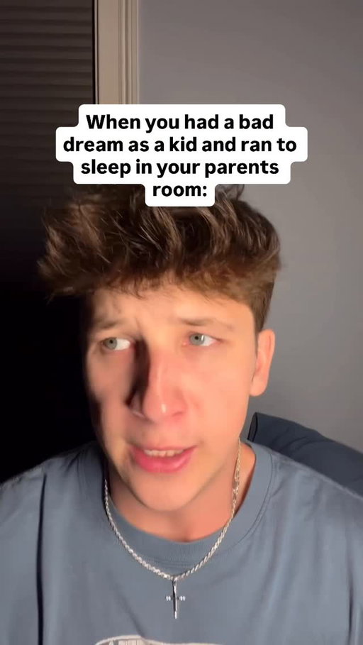 When you slept in your parents room after having a bad dream😂 #reels #relatable #dream
