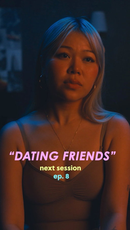 EP 8 - “Dating Friends” 

@nextsession.show follows a gen-z woman processing love, adulthood and becoming herself — one therapy session at a time.

feat: @graysworld @ryanclemens @b_oyoung__s2 @singwonforme + thx to our lovely extras :) 

prod/wri/dir/edit: @milkytran 
prod: @julesecruz 
dp: @harrisonwongdp 
1st ac: @michael_caruso7 
gaffer: @ifilmoverthere 
sound mixer: @marki.ako 
cast asst: @kelliekwn 
pa: @sophialuau 

“More Than A Woman” by Chris Rainbow 
“Hopelessly Devoted to You” by Olivia Newton John
“Different This Time” by Cornelia Murr 
“So This is Love” by Sneha

Should you date your friends?