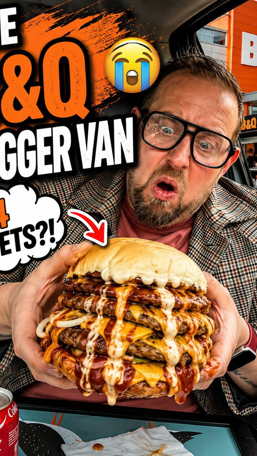 Went to B&Q for DIY supplies… came out with the wettest burger in Manchester 😭🍔

4 patties.4 cheeses.4 onions.4 DIFFERENT WETS.

The B&Q Bugger Van absolutely violated Gordon Kindness.

#gordonkindness #manchesterfood #burgerreview #dirtyburger #foodcomedy