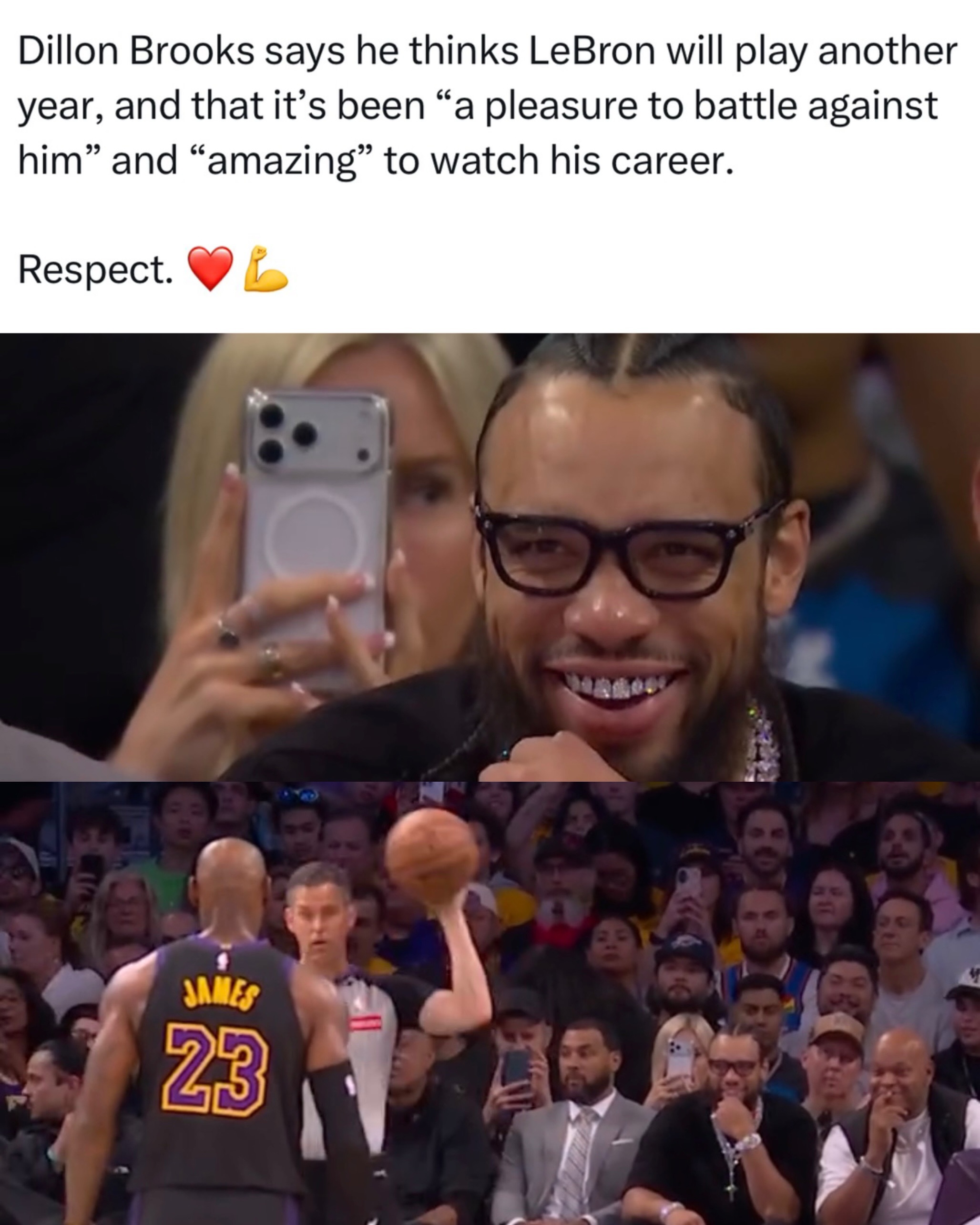 Dillon Brooks is really a LeBron fan jus like the rest of us… ❤️🔥

(via yahoo sports)