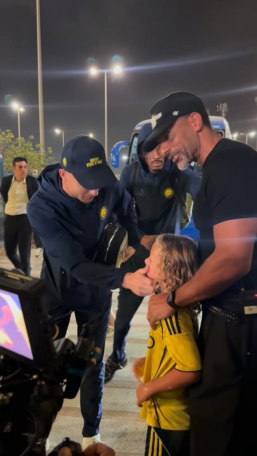 My little man's dream come true tonight 💪🏽 @cristiano