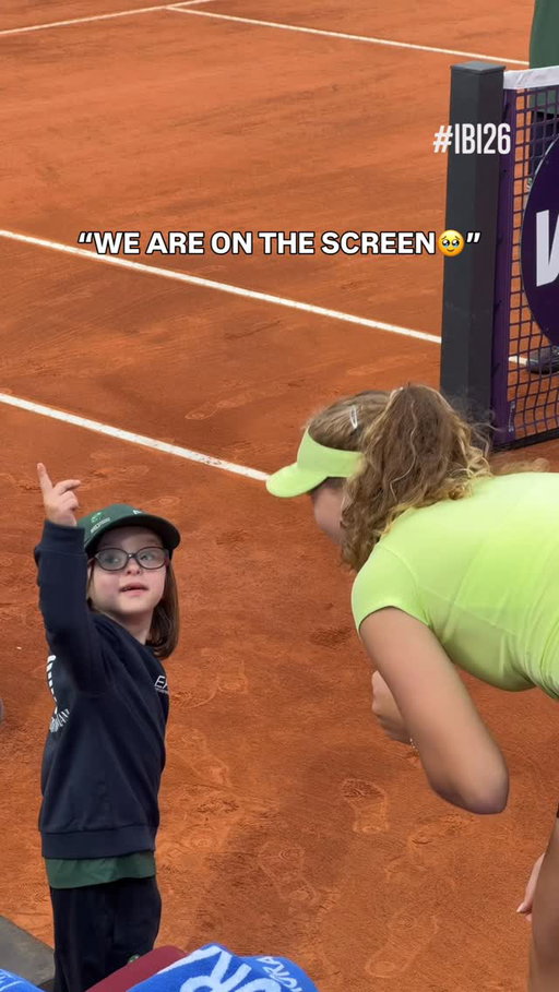 “We are on the screen” ❤️ 

And we are in tears 🥹 

#IBI26 | @wta