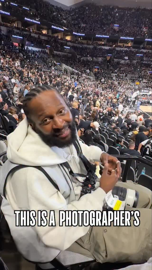 “This is a photographer’s dream right now” 🤩 Go behind the lens with former NBA player @masfresco as he takes you courtside to capture Victor Wembanyama and the Spurs during the NBA Playoffs presented by @google!