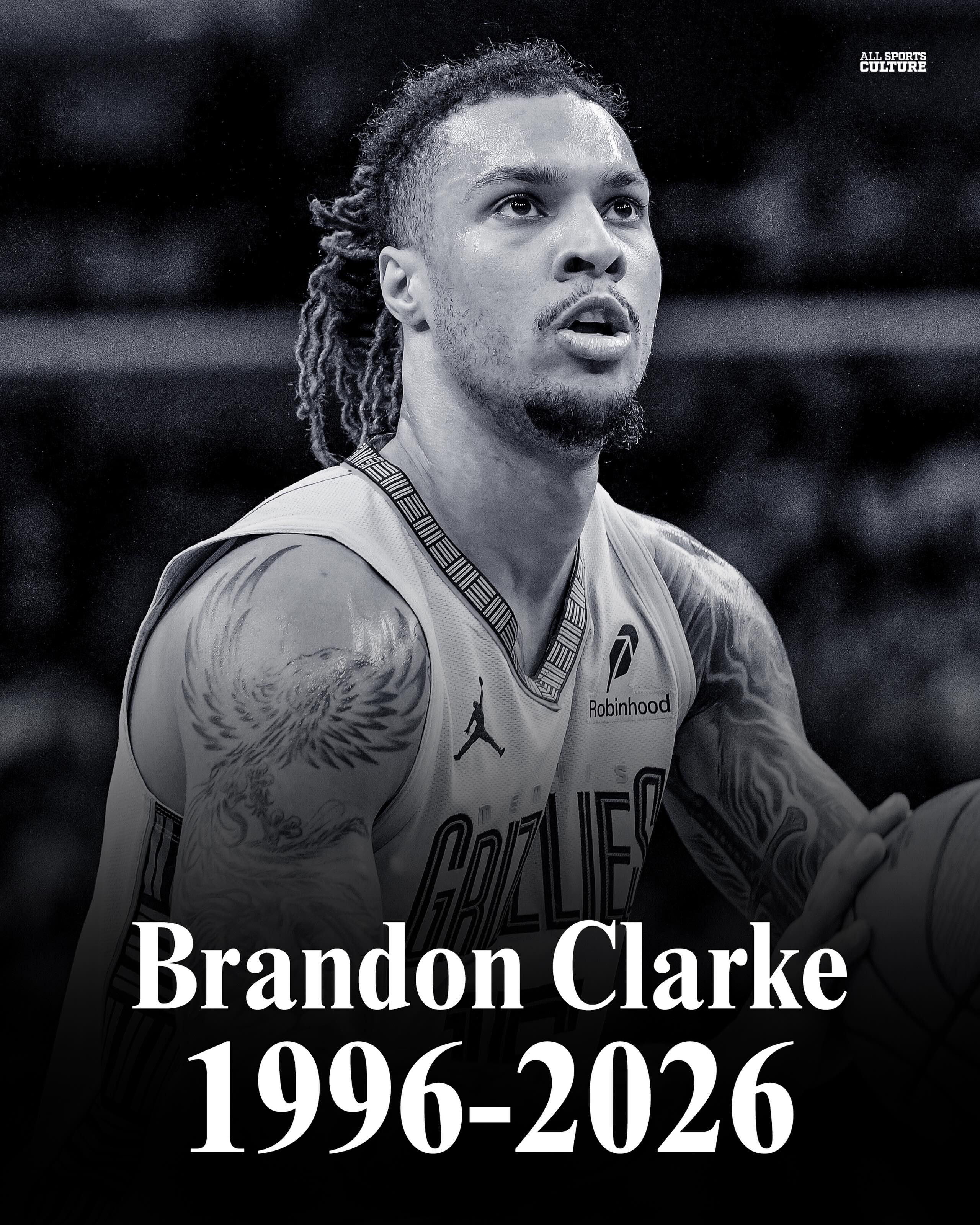 Grizzlies power forward Brandon Clarke has passed away at 29 years old, according to reports. 

Gone too soon, may he rest in peace 💔
