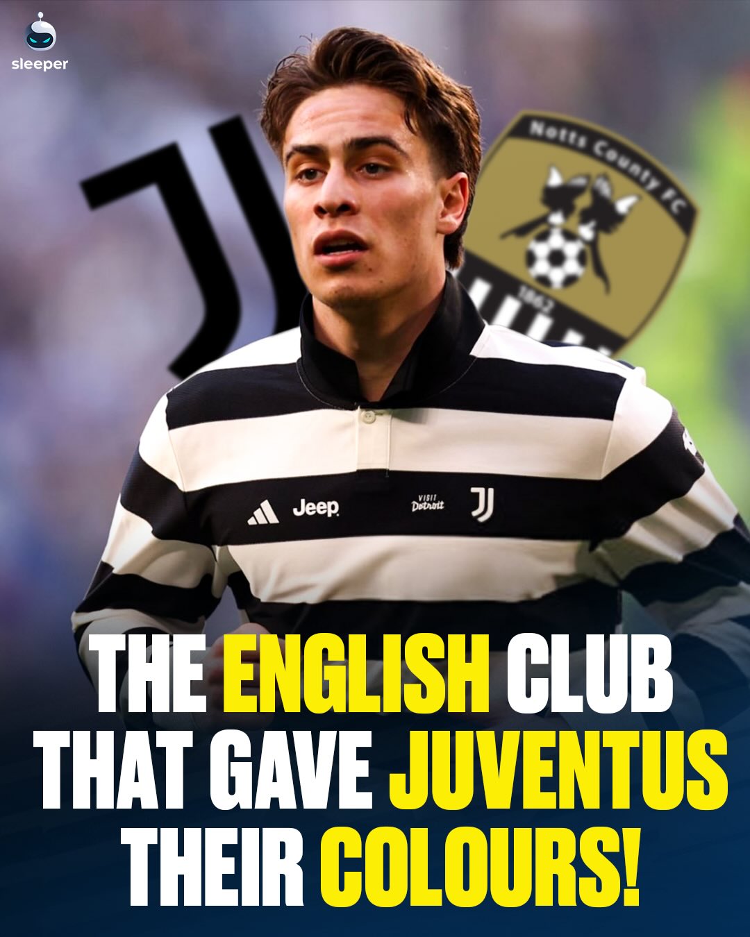 This Juventus and Notts County friendship is crazy! 🖤

Juve’s colours are so iconic, both in Italy and worldwide from their Serie A success and Champions League runs… 🇮🇹

The fact it all started from an English League 2 club is so random, but we love it. 🤝

Is this the best partnership between two completely different clubs in football history? 👀

#ncfc #nottscounty #juve #seriea #italianfootball