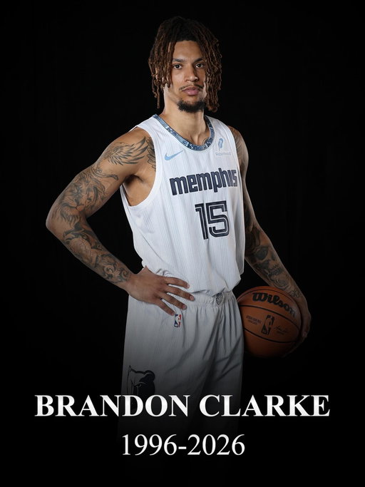 NBA Commissioner Adam Silver issued the following statement today regarding the passing of Memphis Grizzlies forward Brandon Clarke:

“We are devastated to learn of the passing of Brandon Clarke.  As one of the longest-tenured members of the Grizzlies, Brandon was a beloved teammate and leader who played the game with enormous passion and grit.  Our thoughts and sympathies are with Brandon’s family, friends and the Grizzlies organization.”