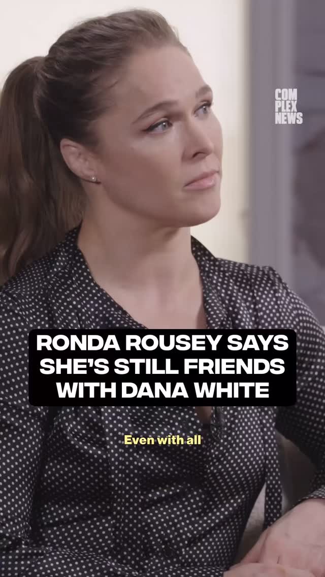 Ronda Rousey explains why she remains loyal to Dana White: “My loyalty is to them, not to the company that they sold.”

Powered by @monsterenergy