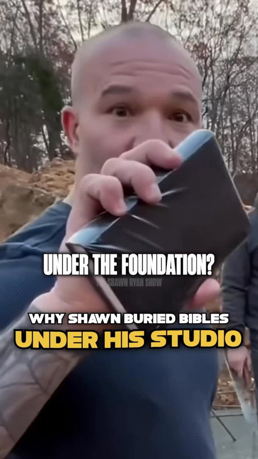 Shawn Ryan Buries Bibles Under His Studio. 😳

#bible #god #shawnryanshow #podcast