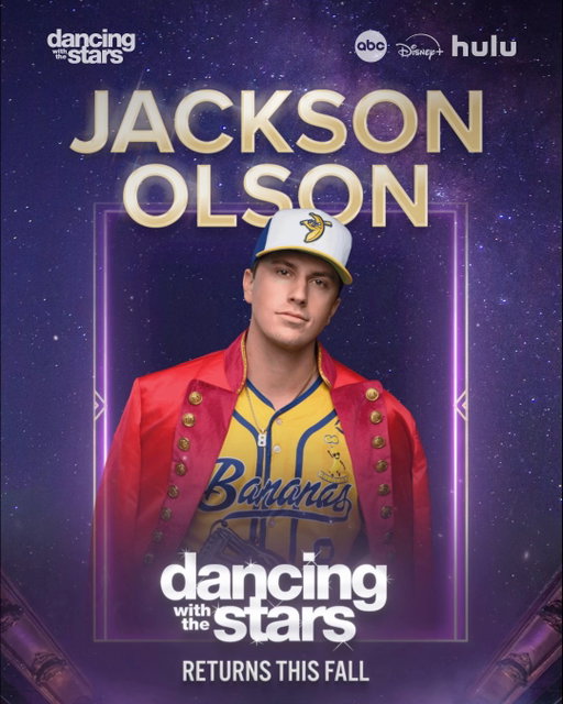 This banana is hitting the ballroom! 🍌🕺 Catch @jacksonolson_ on the new season of #DWTS, this fall on ABC, Disney+, and Hulu.
