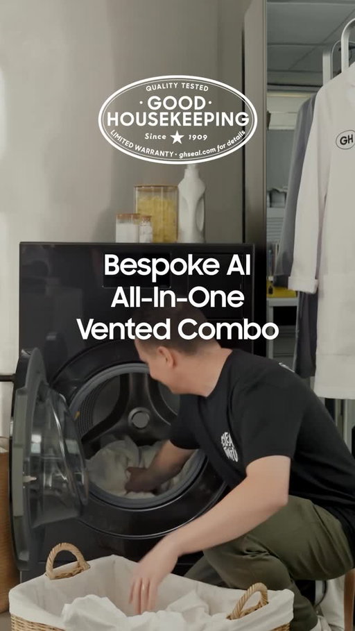 The myth: Combo washer/dryers don’t dry well at all.

The reality: The @samsungus Bespoke AI All-In-One Vented Combo dries thoroughly. And we’ve got the test to prove it.

👀 Watch it and weep—and then dry those tears in the Combo. #SamsungPartner #GoodHousekeeping #bespokeai