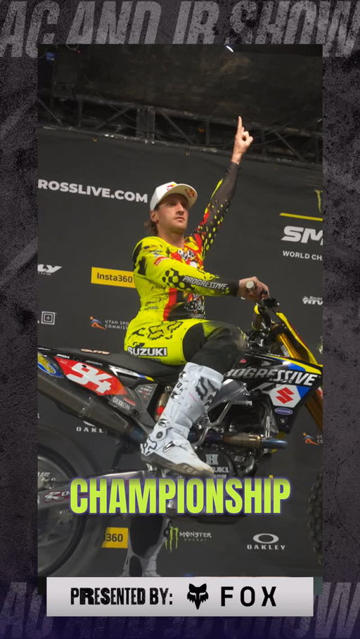 Worth the wait 🏆🤘

Our final @SupercrossLive show is now live where @KenRoczen94 joins us for another week and talks all about his championship and what it took for him to get there! Link in bio to watch 📺