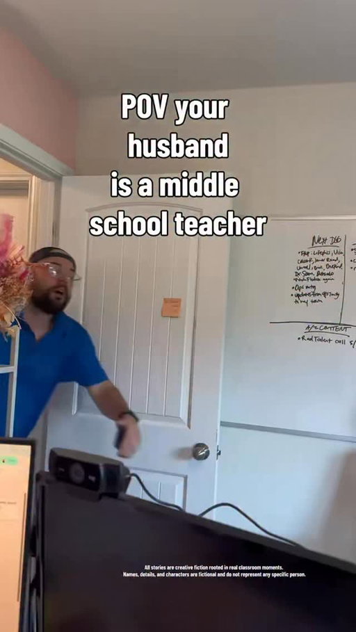 I mean i love an alarm ⏰ but dang!?

My husbands a middle school teacher and every day it’s something new 🤣
