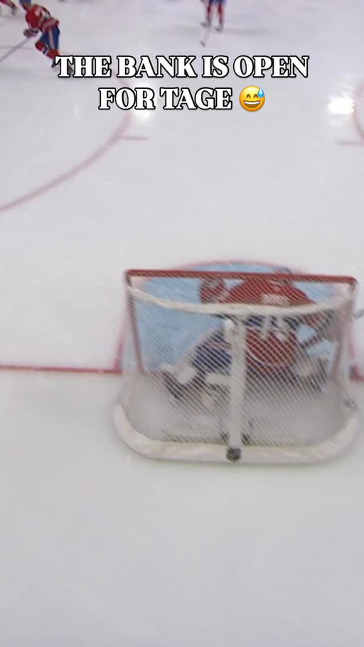 Tage Thompson scored off the boards from mid-ice to tie Game 4 up 😲