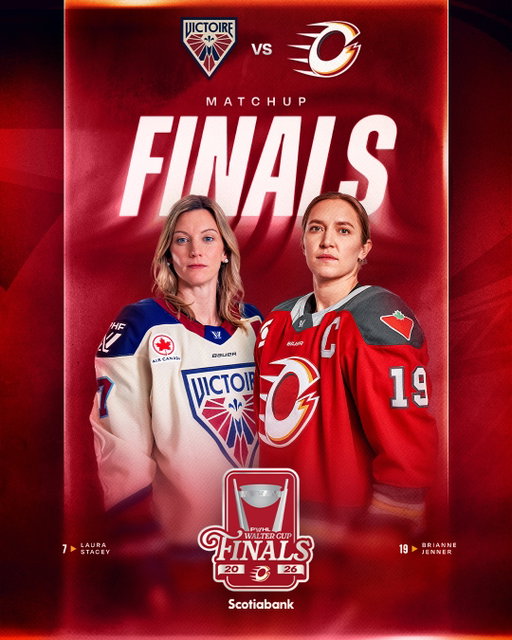 THE CUP IS COMING TO CANADA 🇨🇦

We will face off against the Montréal Victoire in the PWHL Walter Cup Finals presented by @scotiabank! 
Game 3 + 4* 🎟️ link in story