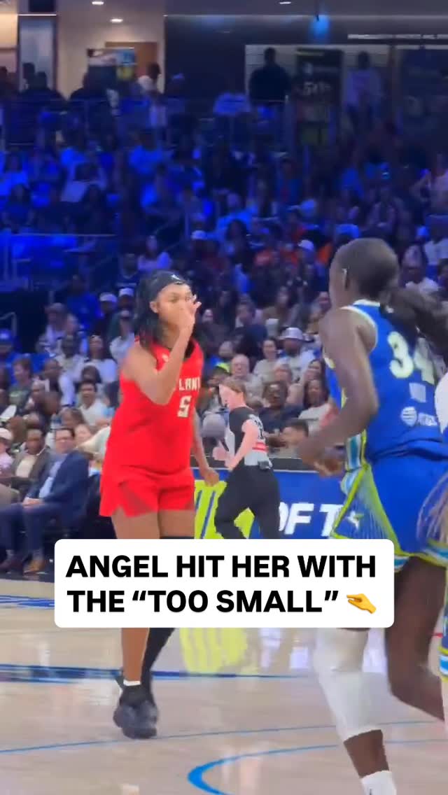 Angel Reese had to let Odyssey Sims know she couldn’t guard her 💪 #WNBA

(via @wnba)