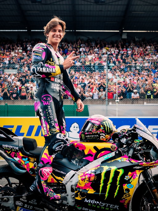 Best result of the season and the best livery of the season? We think so! Safe to say Le Mans was good to @fabioquartararo20 🇫🇷😎🫶🏼 Who needs to see this design in the next FQ20 signature collection? 😈