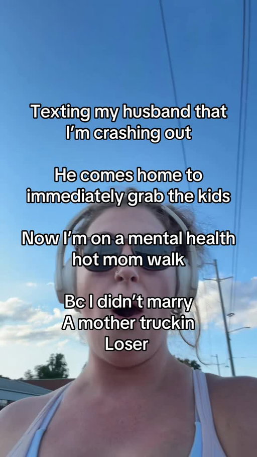 No losers here! My husband not only supports my goals, walks along me but also recognizes when I need a break, don’t marry losers guys #nolosers #didntmarryaloser #hotmomwalk