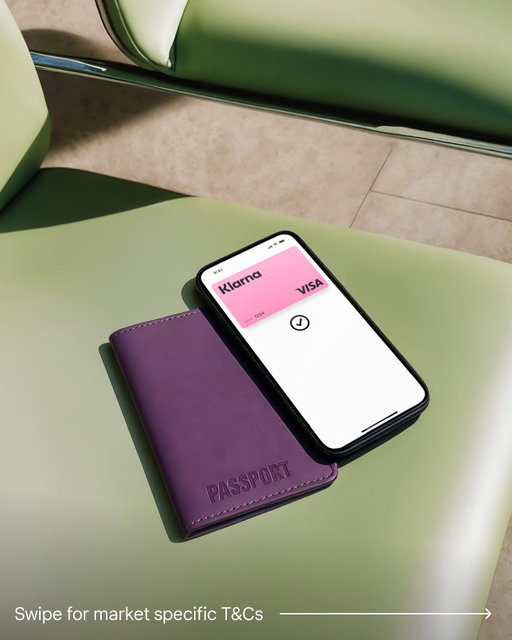 Spend like a local in every city, every country, every currency. Pay with the Klarna Card with no foreign exchange fees.