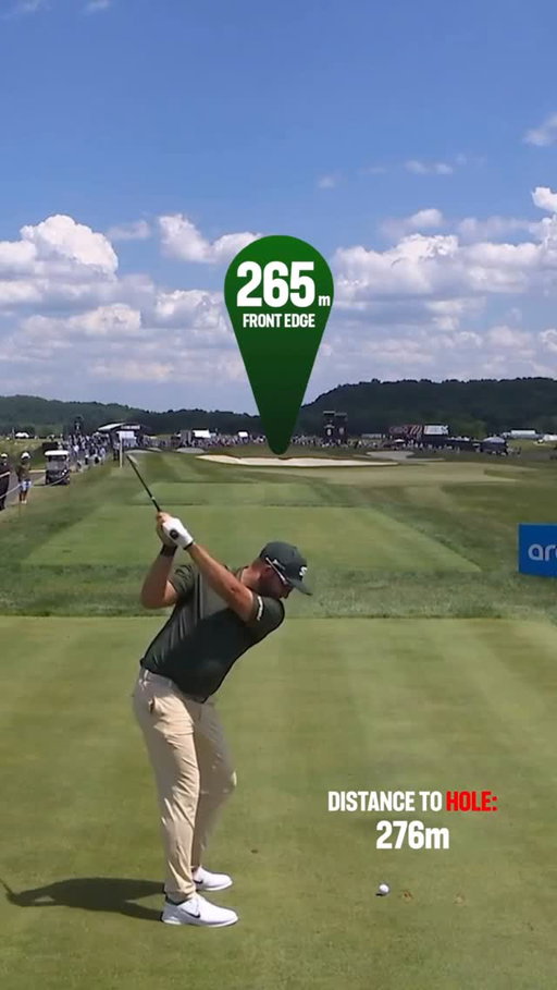 Ever heard of a tap in Eagle? 😳 @burmygolf with the shot of the @livgolfleague Virginia tournament on number eight #golf #livgolf #golfswing #golftips