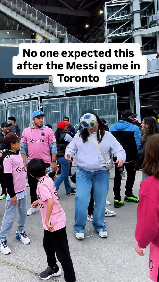NO ONE SAW THESE MOVES COMING!!

@__ashhh21 pulling out the moves with no notice!! 

The things that happen when you bring a ball post-game… that’s why it’s called the beautiful game ⚽️

🇨🇦🇨🇦🇨🇦

After Messi and Inter Miami played at BMO field, we got treated to some fun tricks and freestyles with fans, all because we brought a ball to mess around….

#footy #torontosoccer #canadasoccer #torontofc #worldcup2026