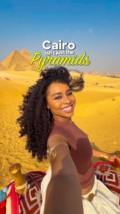 Looking for the best things to do in Cairo? 🇪🇬✨ 
This city is SO much more than just the pyramids.

From exploring the iconic Pyramids of Giza and walking through ancient tombs, to seeing King Tut’s treasures at the Grand Egyptian Museum, Cairo feels like living inside a history book. But the real magic is in the energy of the city itself. 🏺🌍

Wander through Khan El Khalili market, visit the ancient Step Pyramid of Saqqara, admire the stunning mosques at the Citadel, and don’t leave without getting your name written in hieroglyphics on a gold cartouche. ✨

Cairo can feel overwhelming at first - loud, chaotic, nonstop - but once you lean into it, it becomes unforgettable. ❤️

Save this for your Cairo itinerary & Egypt bucket list 📌 

Follow for more Egypt travel tips, hidden gems, and travel guides ✈️

#Cairo #blacktravelblogger #CairoEgypt #Egypt #EgyptTravel