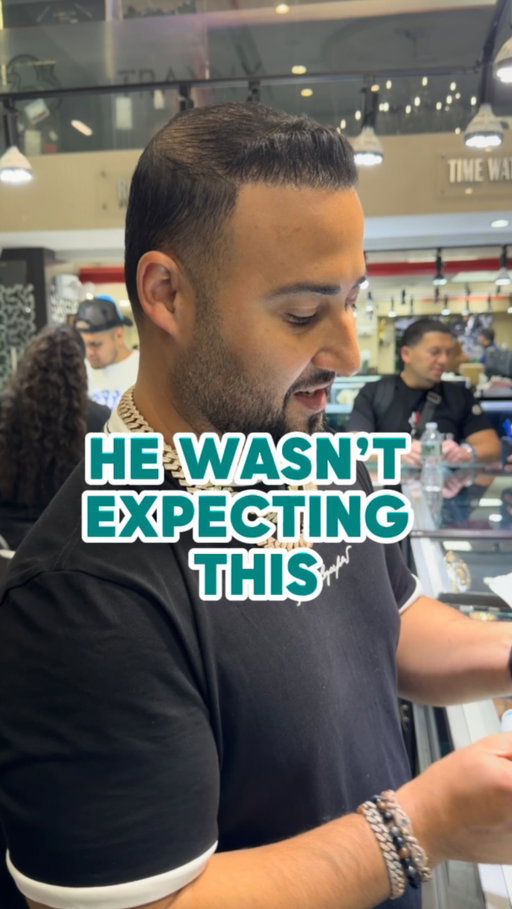 We Surprised Him With His Dream Watch #nyc #diamonddistrict #watch