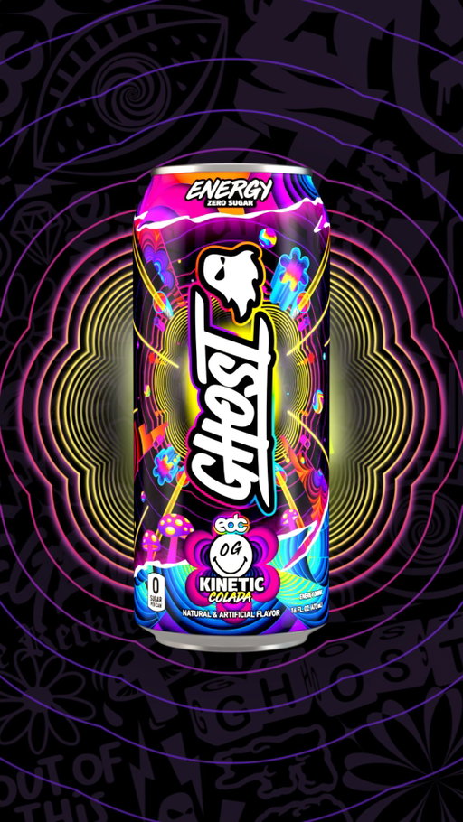 One sip away from a #KineticJourney

Orders placed on the GHOST® App and Website between Wednesday, May 13th @ 12PM CT to Thursday, May 14th @ 11:59AM CT will receive a FREE CAN of GHOST® ENERGY x EDC "KINETIC COLADA" (US only, while supplies last).

*Excludes samples only and point redemption orders.