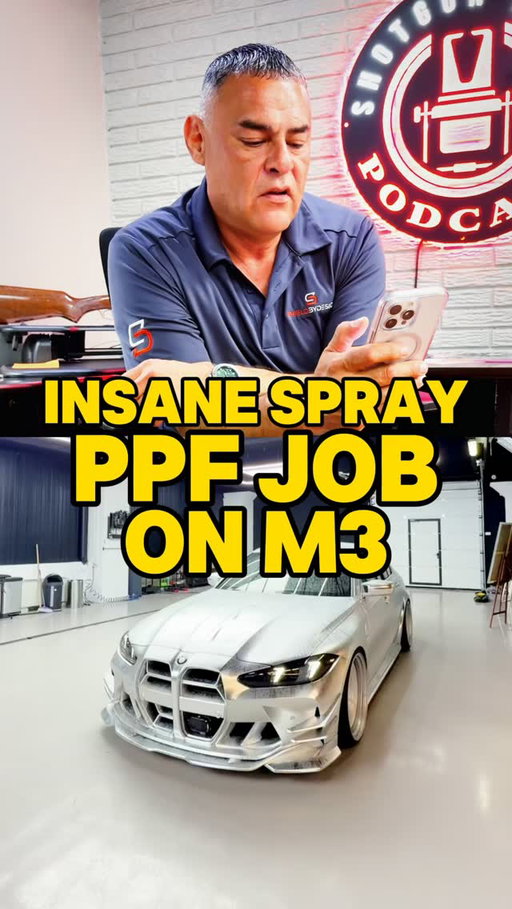 INSANE spray ppf job on BMW M3