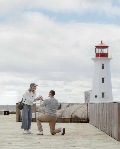 The East Coast has always been romantic. 🤍⁠
⁠
Windswept coastlines, ocean air, the kind of love that feels like home.⁠
⁠
For the moments that last forever.⁠
⁠
Book your one-on-one bridal consultation today.⁠
📧 contact@touchofgold.ca⁠
📞 902-423-5600⁠
🔗 Appointment link in bio⁠
⁠
⁠
#NovaScotiaProposals #SheSaidYes #EngagementProposal #CustomDiamondRings