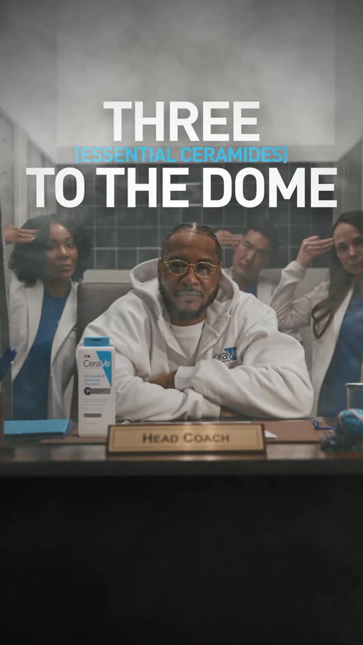 Back in the league as Head Coach of @cerave. It’s 3 essential ceramides to the dome from here on out. #CeravePartner